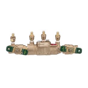 3/4 in Double Check Valve Assembly, Quarter Turn Shutoff, Single Top Entry