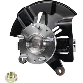 TRQ Front Wheel Bearing & Hub Assembly with Knuckle LH for Mazda CX-9 CX-7