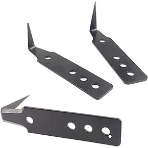 Windshield Broach Blades, Three Blades of Different Reusable Specifications