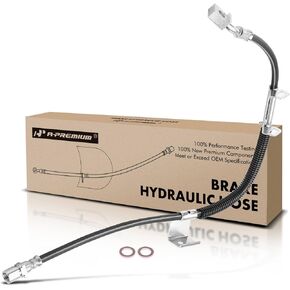 A-Premium Front Passenger Brake Hydraulic Hose Compatible with Select Chevy and GMC Models - Express 1500/Savana 1500 2003-2009, Express 2500/Savana 2500 2003-2005 - Replace# 15780131