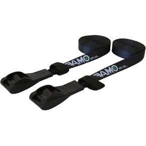 Lashing Straps, VAMO 1 Inch x 15 Ft Tie Down Strap Cargo Tie-Down Strap up to 600lbs for Roof-top Cam Lock Buckle 2 Pack (with storage bag)
