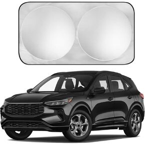 Car Windshield Sun Shade Sunshade Compatible with Ford Fusion 2013-2024 Escape 2020-2024 ST SE Sport Hybrid SEL Titanium Accessories, Car Front Window Sun Shield