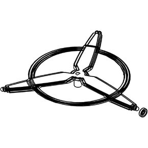 Samsung DE94-04028A Microwave Turntable Tray Support Genuine Original Equipment Manufacturer (OEM) Part