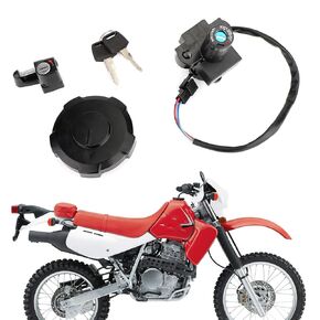 Artudatech مفتاح الإشعال غطاء غاز الوقود مجموعة مفاتيح قفل المقعد لـ Hon-da XR650 XR650L 1993 1994 1995 1996 1997 1998 1999 2000 2001 2002 2003 2004 2005 2006 2007 2008-2017 35010-MY 6-680, 35010-MY6-L40