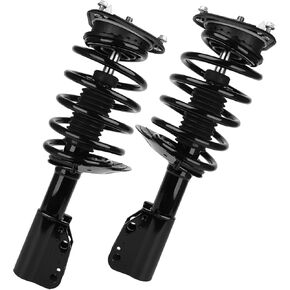 KUSATEC Front Pair Complete Struts Shock Absorber fit for Buick LeSabre Cadillac DeVille 2000-2005; Oldsmobile Aurora 2001-2003, 171685 Left/Right Struts with Coil Spring Assemblies