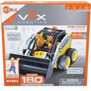 HEXBUG VEX Robotics Skid Steer, Buildable Construction Toy, Gift for Boys and Girls Ages 8 and Up