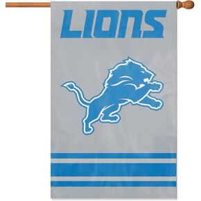 Party Animal Detroit Lions Banner NFL Flag 44" x 28"