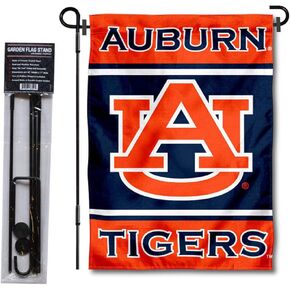 Auburn Garden Flag with Stand Holder