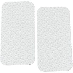 Lewmar Treadmaster Diamond Step Pad, Size 1, Measures 10-34" W x 5-1/4" D, self-Adhesive Backing, Chemical Resistant Nitrite PVC Construction, 2 Pack, White Sand - 2020212501