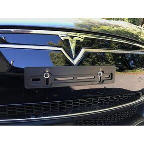 Front License Plate Mounting Bracket for Tesla Model S 2012-2024 for Tesla Model X 2016-2024