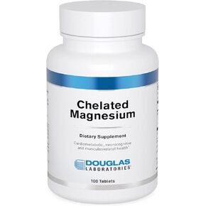 Douglas Laboratories Chelated Magnesium | Supports Energy Metabolism, Heart, Skeletal Muscles and Nervous System | 100 Tablets