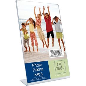 MCS 4x6 Inch Bent Acrylic Picture Frame, Vertical (31406)