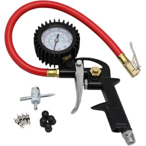Milton EXELAIR 10 Piece Pistol Grip Inflator Gauge Kit, 1/4, EX0510PKIT