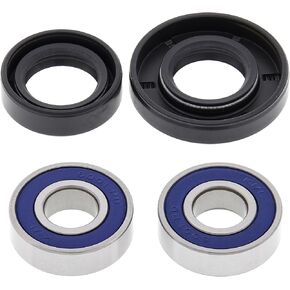 All Balls Racing Front Wheel Bearing Kit 25-1041 Compatible With/Replacement For Yamaha TTR125L Disc Brake 2000-2008, TTR125LE Disc Brake 2003-2018