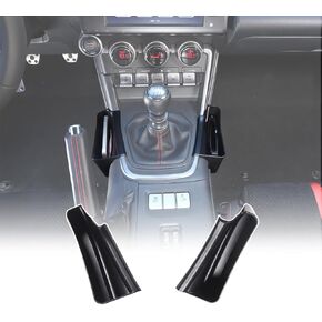 ABS Gear Shift Side Organizer Tray,Center Console Glove Box Organizer For Subaru BRZ Toyot@ 86 2022-2023 Center Console Organizer Storage Box Interior Accessories (Left+Right)