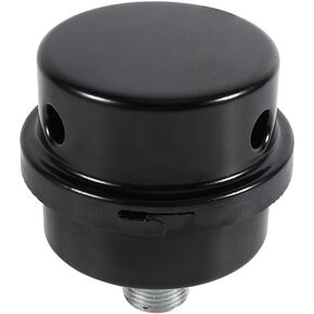 Air Compressor Silencer Air Compressor Intake Filter, 3/8" Thread Connector Muffler Filter Silencer Metal Intake Filter Silencer