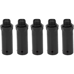 Air Compressor Breathing Valve 5pcs 0.6Inch Black Breathing Rod Vent Cap Oil Suction Hole of Air Pump Head Air