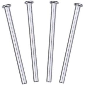 Gatehouse 3.5" Residential Door Hinge Pins, Satin Nickel Finish, 4 Count