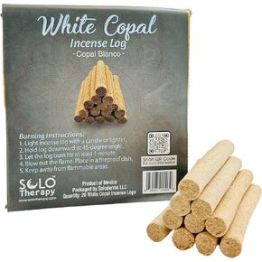 White Copal Incense Logs - 20 Incense logs - Copal Blanco