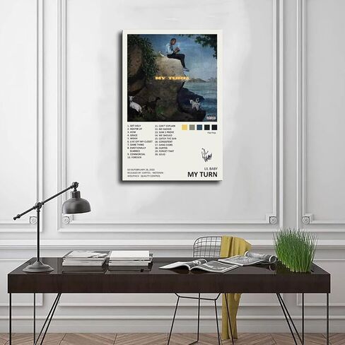 YTGMO Heartbreak Music Album Cover Signed Limited Poster Canvas Poster Bedroom Decor Sports Landscape Office Room Decor Gift Unframe:12x18inch(30x45cm) in Saudi Arabia
