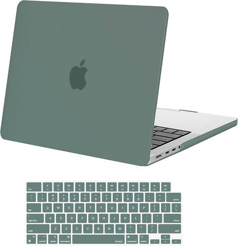 MOSISO Compatible with MacBook Pro 14 inch Case 2024 2023 2022 2021 Release M3 A2918 A2992 M2 A2779 M1 A2442 Pro Max Chip with Touch ID, Plastic Hard Shell Case & Keyboard Cover, Black in Saudi Arabia