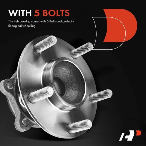 A-Premium Rear Wheel Bearing and Hub Assembly with 5-Lug Compatible with Mazda CX-5 CX5 2013-2020, 6 2014-2020 in Saudi Arabia