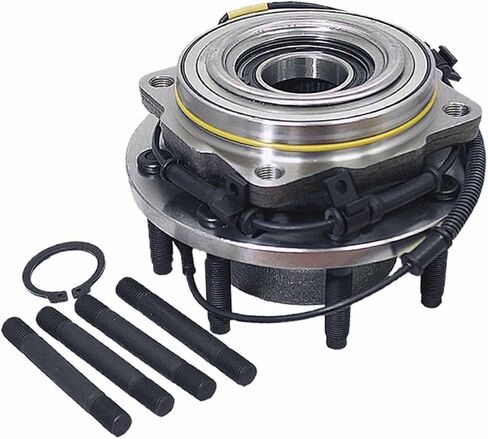 515081 محمل العجلة الأمامية الممتازة ومجموعة المحور لـ F-250 Super Duty | F-350 سوبر ديوتي SRW | السنوات 2005 2006 2007 2008 2009 2010 | لموديلات الدفع الرباعي 4x4 | 8 العروة مع ABS in Kuwait