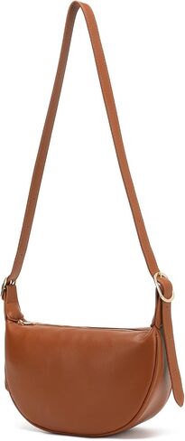 Barsine Small Cross Body Purse Vegan Leather Women's Crossbody Handbags Crescent Shoulder Bag in Saudi Arabia