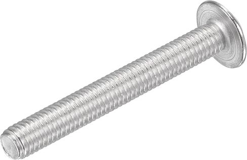 مسامير غطاء مقبس رأس ذات حواف من uxcell، برغي محرك مقبس سداسي M8x60mm، 304 مسامير تثبيت من الفولاذ المقاوم للصدأ، برغي آلة ملولب بالكامل 10 قطع in Kuwait