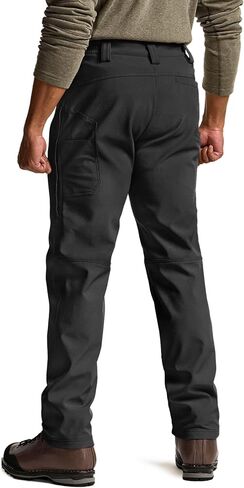 CQR Men’s Softshell Fleece Lined Winter Hiking Pants, Water Resistant Insulated Thermal, Outdoor Tactical Warm Snow Ski Pants in Saudi Arabia