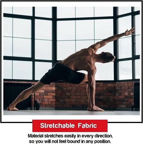 YogaAddict شورت يوجا للرجال، سريع الجفاف، بدون جيوب، رباط، صالة الألعاب الرياضية، ممارسة الرياضة، ملابس رياضية، في الهواء الطلق، صالة الألعاب الرياضية، الجري in Kuwait