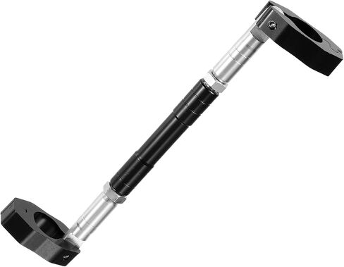 X AUTOHAUX Universal 2 Set 22mm Aluminum Alloy Motorcycle Balance Bar Crossbar Handlebar Motorbike Reinforce Lever Accessories Black in Saudi Arabia