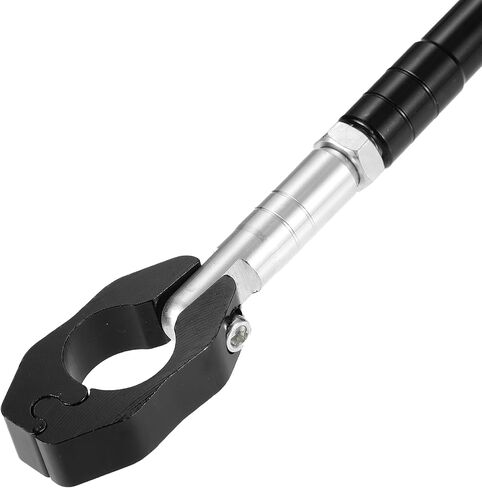 X AUTOHAUX Universal 2 Set 22mm Aluminum Alloy Motorcycle Balance Bar Crossbar Handlebar Motorbike Reinforce Lever Accessories Black in Saudi Arabia