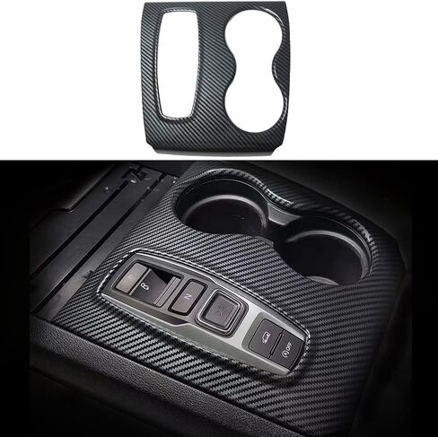 Kolya Matte Black Interior Center Console Gear Shift Panel Cover Cup Holder Frame Trim for Honda Pilot Accessories 2016-2022 Ridgeline 2020-2023 Passport 2019-2023 (Not for 2024 Model) in Saudi Arabia