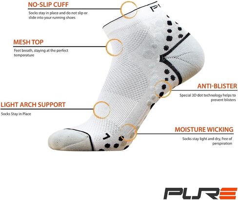 Ultra-Comfortable Running Socks - Anti-Blister Dot Technology, Moisture Wicking in Saudi Arabia