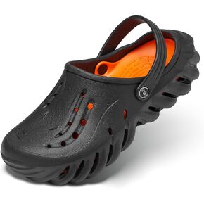 AE APEX EMPIRE Men's and Women's Arch Support Clogs Garden Shoes Slip-on Outdoor Beach Slippers with Removable Cushion Footbed