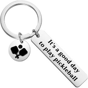 TGBJE Pickleball Lover Gift Pickleball Player Jewelry It’s A Good Day To Play Pickleball Keychain Gift For Pickleball Coach