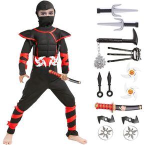 Halloween Ninja Costume for Boys Kids