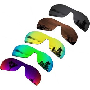 SmartVLT Set of 5 Men's Replacement Lenses for Oakley Antix Sunglass Combo Pack S03