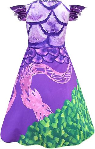 MSSmile Dragon Mal Dress فستان تنكري موسيقي مشهور للفتيات in Saudi Arabia