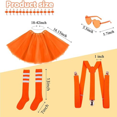 Tutu Skirt Suspenders Set Halloween Cosplay Costume Accessories Suit in Saudi Arabia