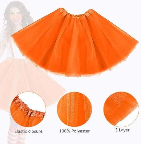 Tutu Skirt Suspenders Set Halloween Cosplay Costume Accessories Suit in Saudi Arabia