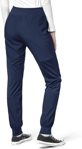 WonderWink W123 Women’s Comfort Waist Cargo Jogger Pant — Navy, X-Large Petite in Saudi Arabia