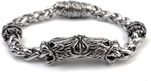 Link Bracelet for Men Stainless Steel Wheat Spiga Chain Miami Cuban Curb Chain Wristwear Gift in Saudi Arabia