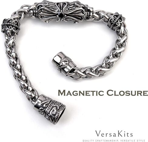 Link Bracelet for Men Stainless Steel Wheat Spiga Chain Miami Cuban Curb Chain Wristwear Gift in Saudi Arabia