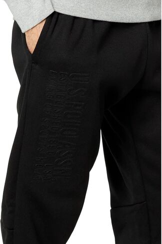 U.S. Polo Assn. Embossed Fleece Joggers in Saudi Arabia