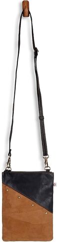 Vaan & Co Genuine Leather Up-cycled Crossbody Handbag in Saudi Arabia