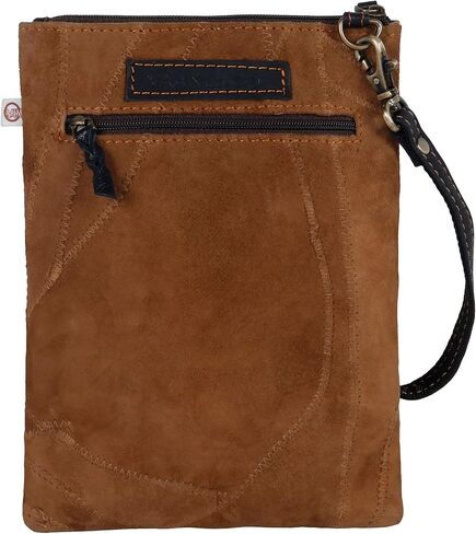 Vaan & Co Genuine Leather Up-cycled Crossbody Handbag in Saudi Arabia