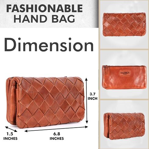 Vilenca Holland Genuine Leather Crossbody Sling Bags for Women, Bags for Women Trendy Casual Office Bag with Adjustable Strap in Saudi Arabia