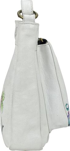 Anna by Anuschka Medium Crossbody, Peacock Bliss, Peacock Bliss, One size in Saudi Arabia